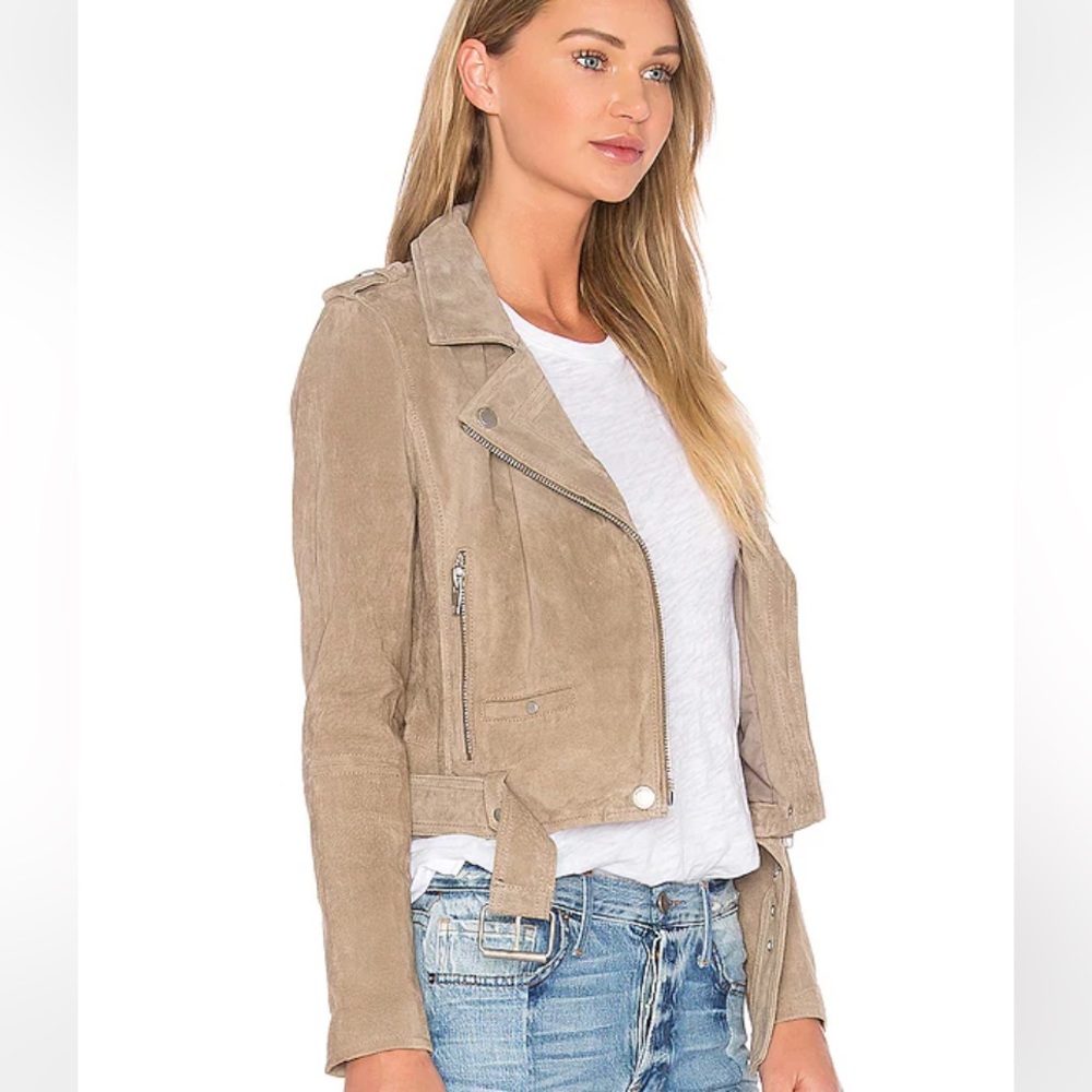 Blank NYC Leather Suede Jacket